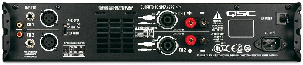 QSC GX5 700-watt 2-channel Power Amplifier - Image 4
