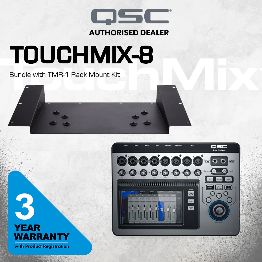 QSC TouchMix-8 Compact Digital Mixer with Touchscreen - Image 2