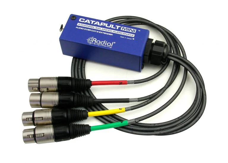 Radial Engineering Catapult Mini RX Cat 5/6 Audio Snake Module with Male XLR Connectors - Image 2