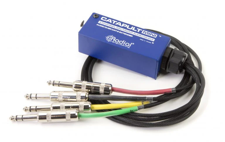 Radial Engineering Catapult Mini RX Cat 5/6 Audio Snake Module with Male XLR Connectors - Image 5