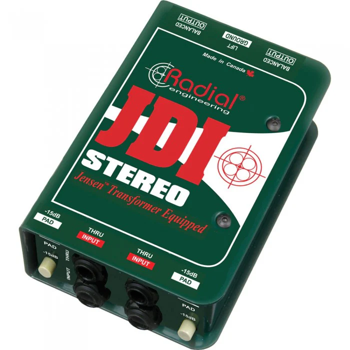 Radial Engineering JDI Stereo 2-channel Passive Instrument Direct Box - Image 2