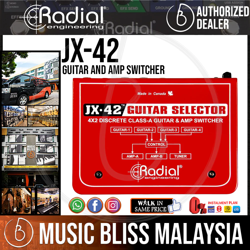 Radial Engineering JX-42 Guitar and Amp Switcher