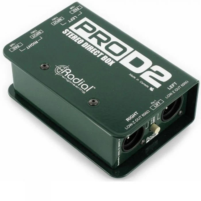 Radial Engineering Pro-D2 Stereo DI For Keyboard, Active Guitars & Basses - Image 2