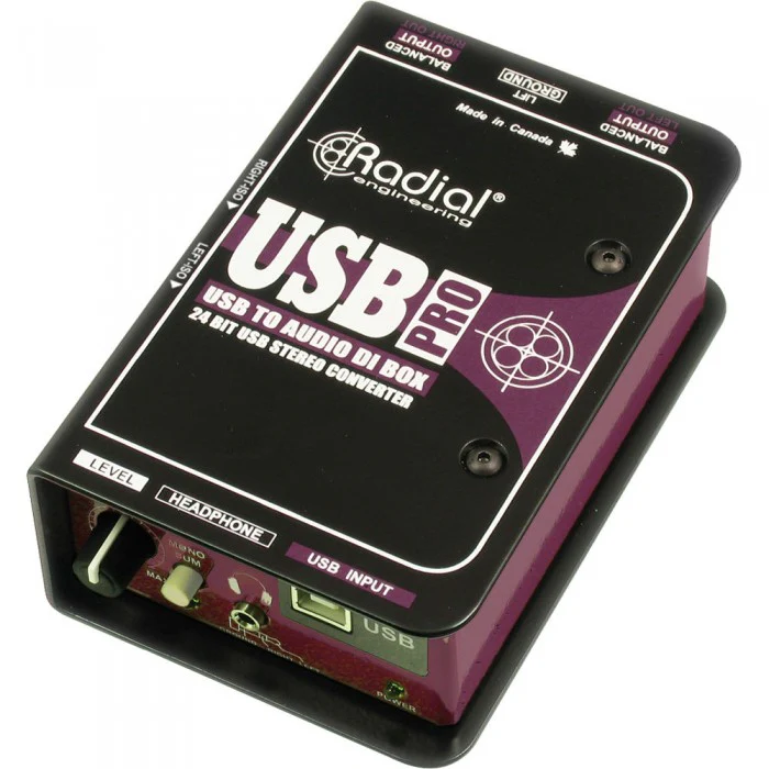 Radial Engineering USB-Pro Stereo USB Laptop DI for Connecting To Mixer & Pa System - Image 2