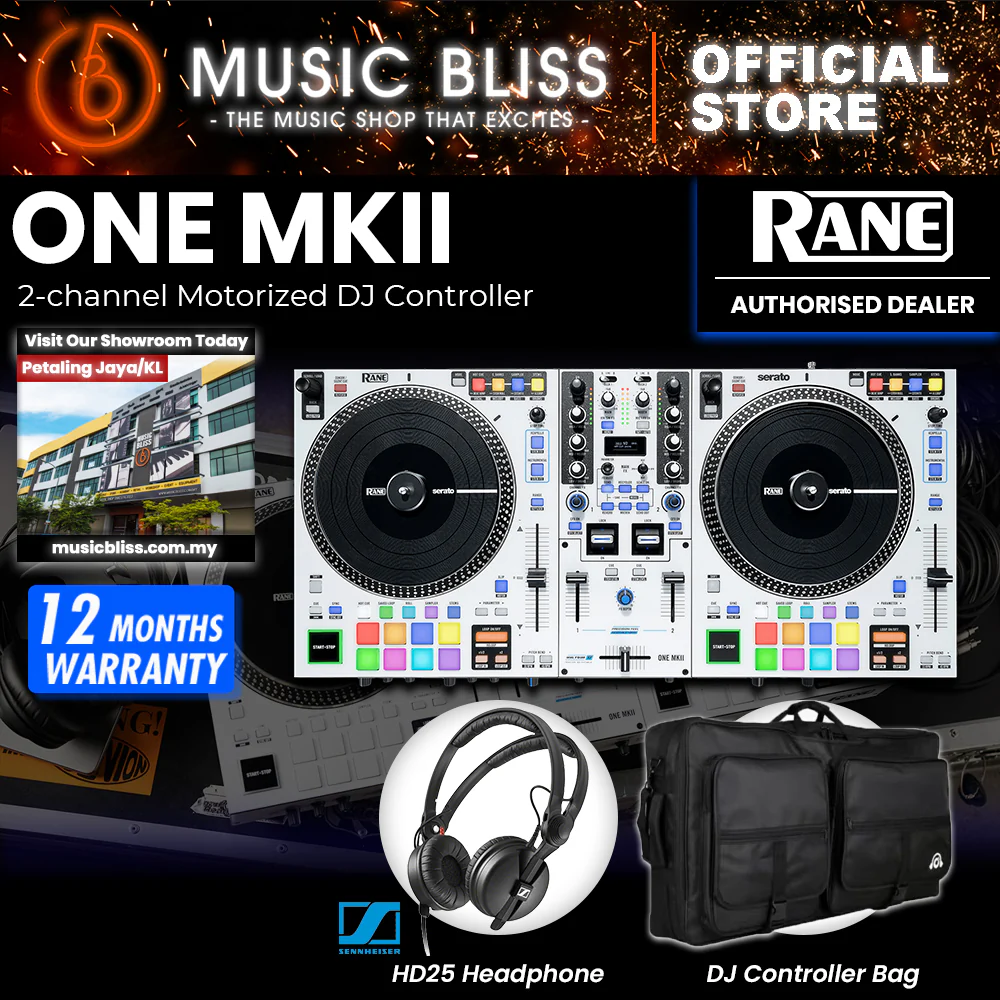 Rane One MKII 2-channel Motorized DJ Controller with Stem Separation & Serato DJ Pro Software - Image 3