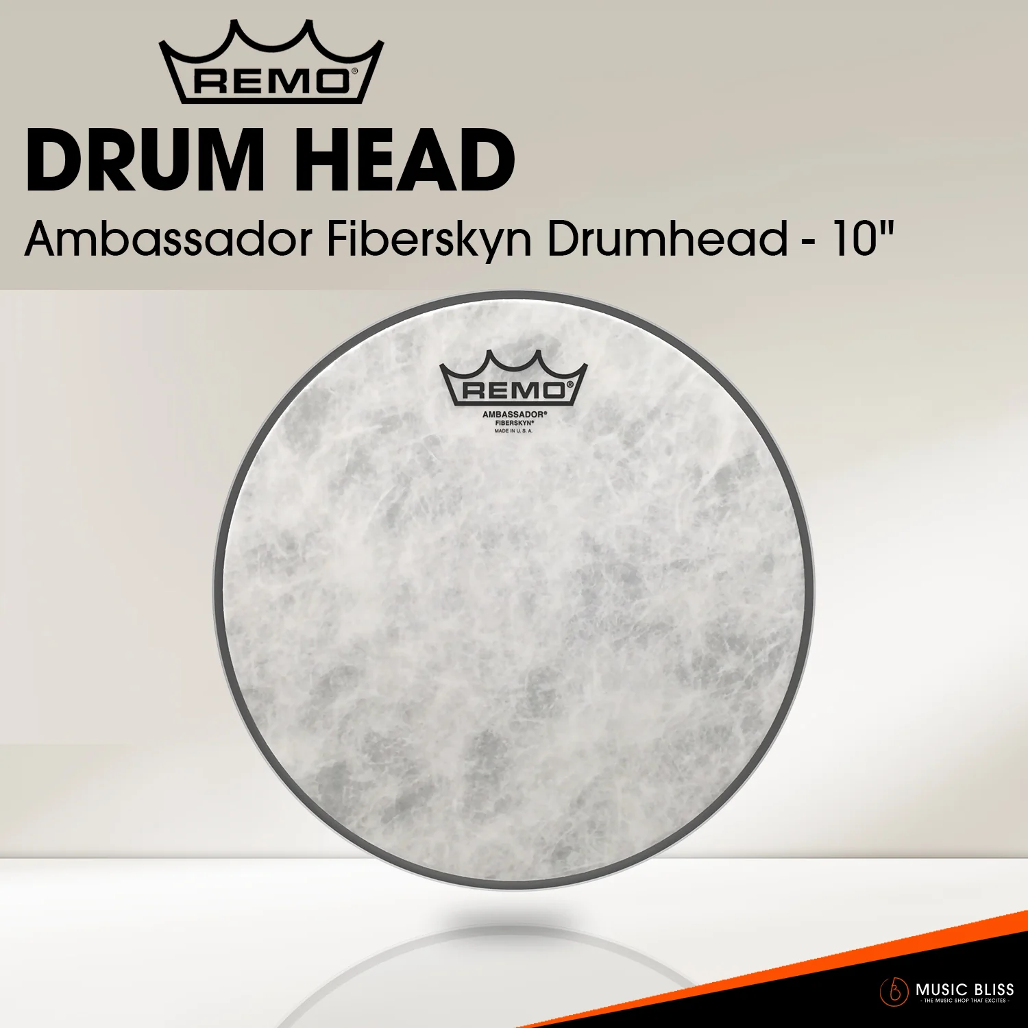 Remo Ambassador Fiberskyn Drumhead (Available in sizes 10"-18")