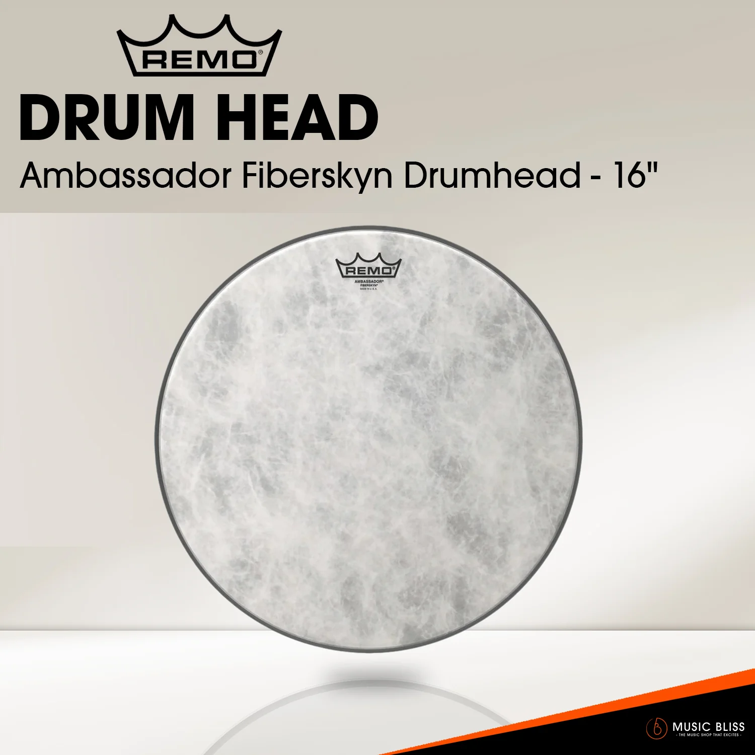 Remo Ambassador Fiberskyn Drumhead (Available in sizes 10"-18") - Image 4
