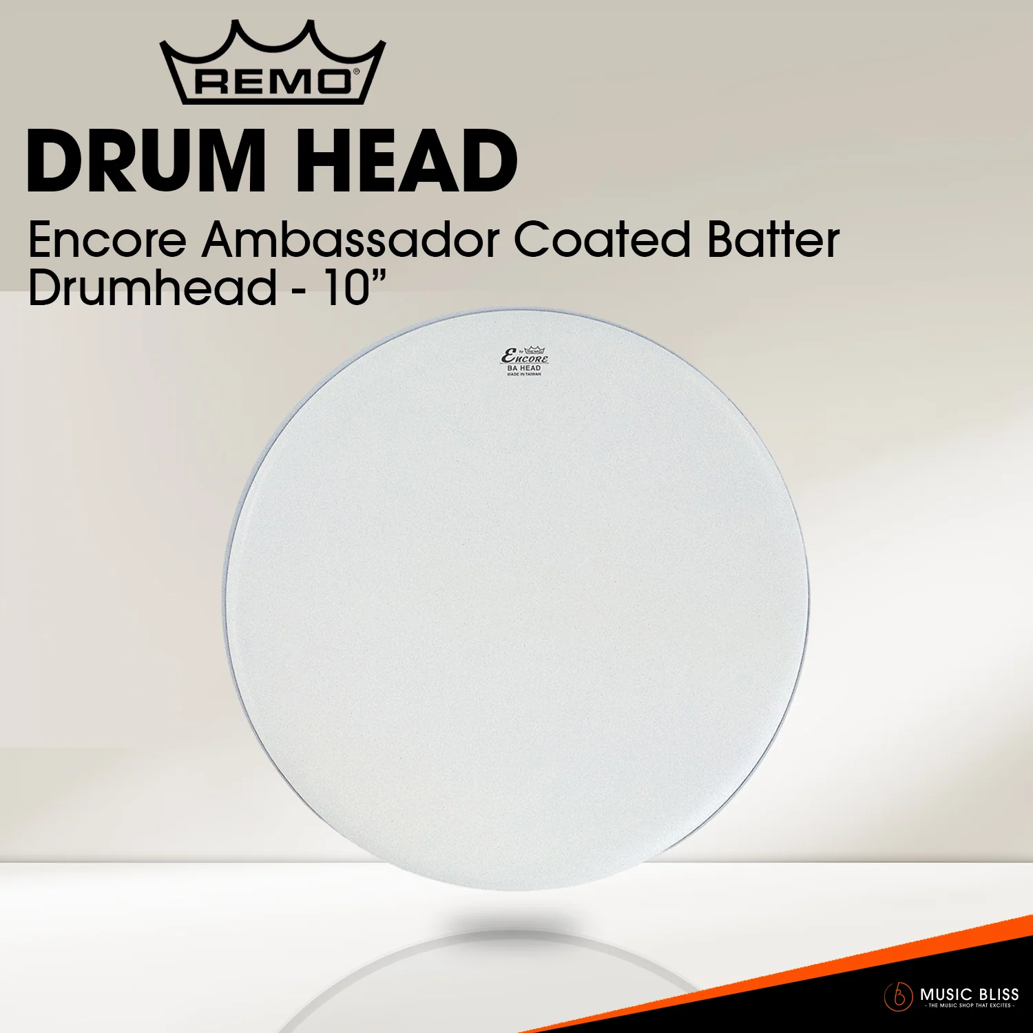 Remo Encore Ambassador Coated Batter Drumhead (Available in sizes 10"-6")