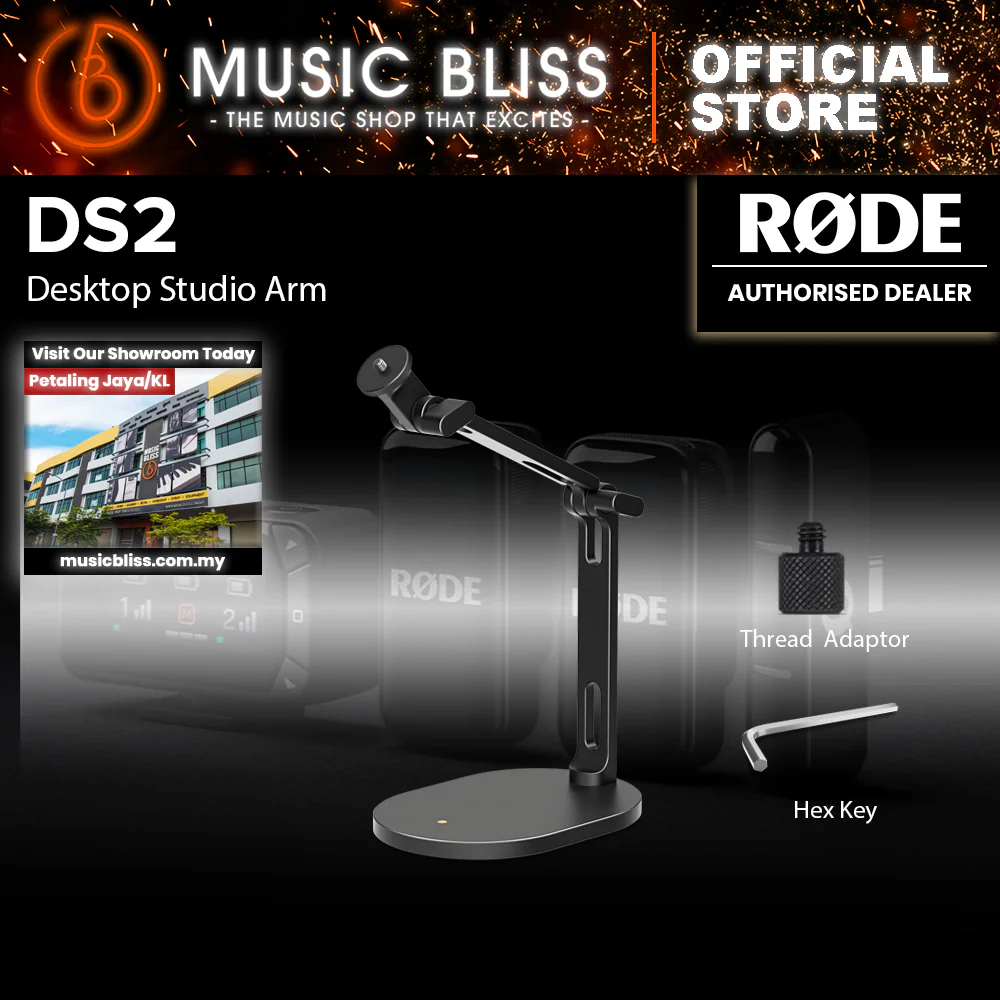 Rode DS2 Desktop Studio Arm for Broadcast Microphones