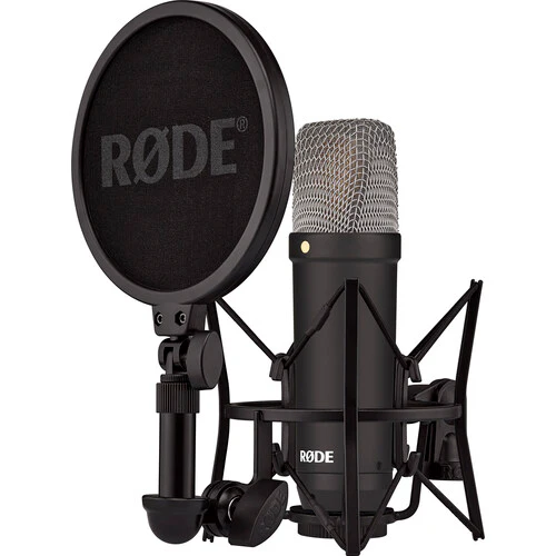 Rode NT1 Signature Series Condenser Microphone with SM6 Shockmount and Pop Filter - Black - Image 2