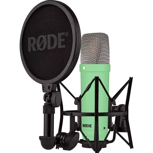 Rode NT1 Signature Series Condenser Microphone with SM6 Shockmount and Pop Filter - Green - Image 2