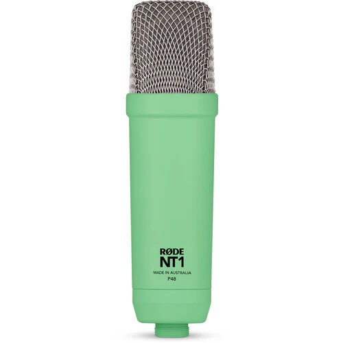 Rode NT1 Signature Series Condenser Microphone with SM6 Shockmount and Pop Filter - Green - Image 3