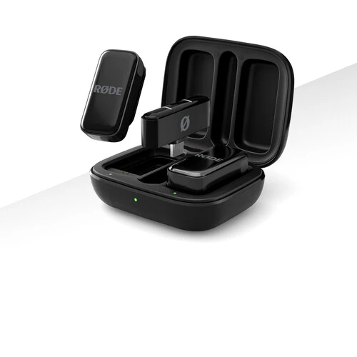 Rode Wireless Micro Camera Microphone Kit, USB-C - Black
