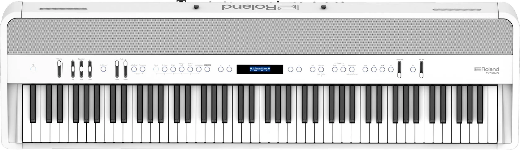 Roland FP-90X 88-key Digital Piano Musician Package with DP-10 Pedal - White - Image 2