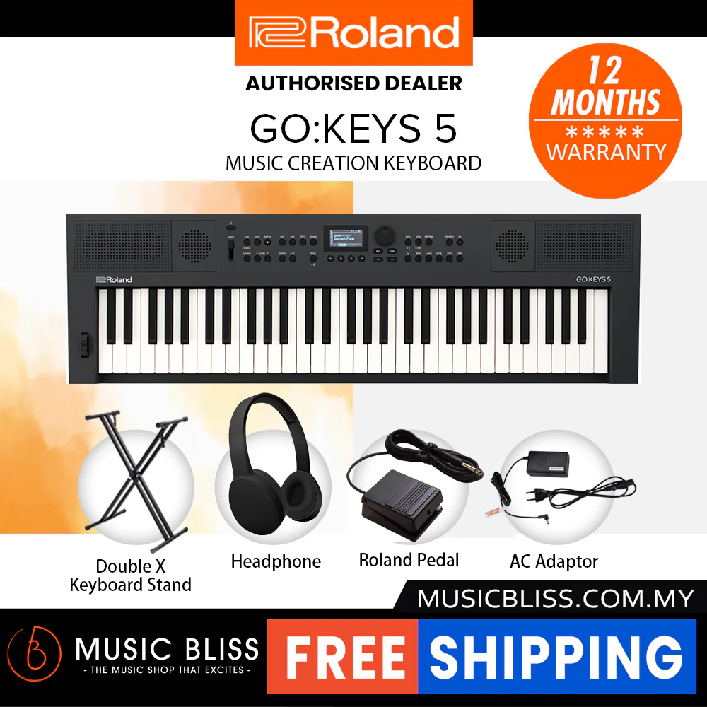 Roland GO:KEYS 5 Keyboard - Graphite - Image 2
