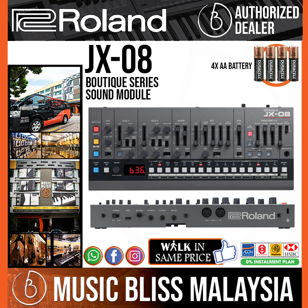Roland JX-08 Boutique Series JX-8P Sound Module