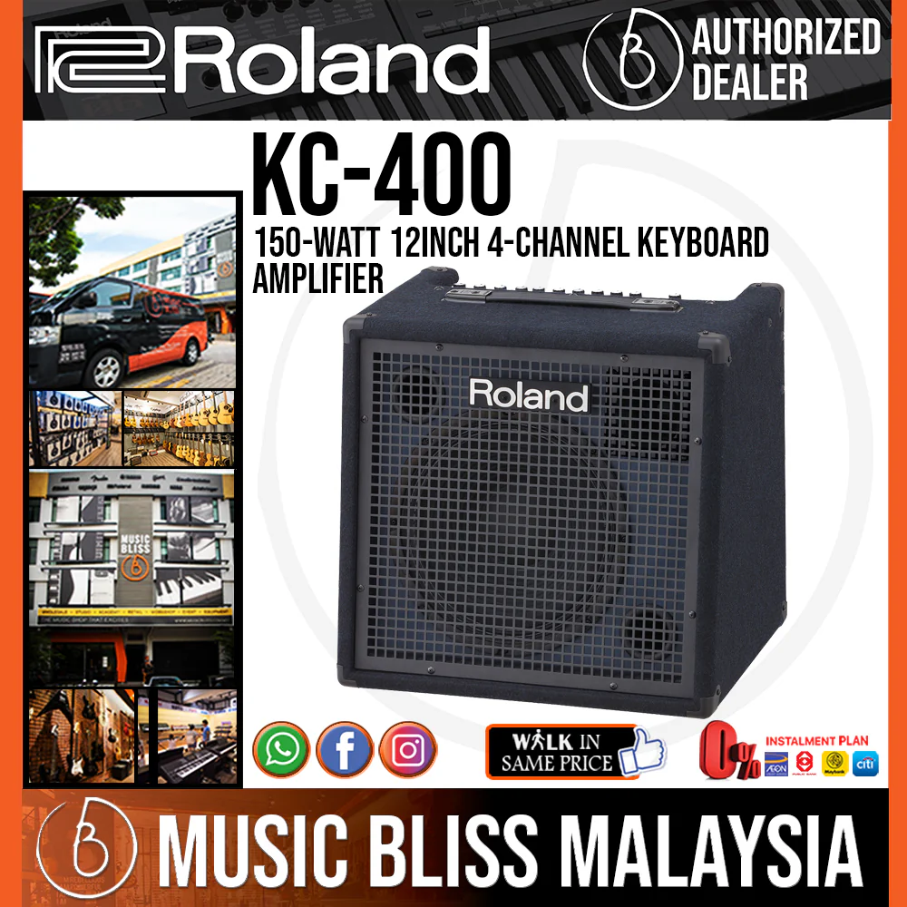 Roland KC-400 150-Watt 12inch 4-Channel Keyboard Amplifier