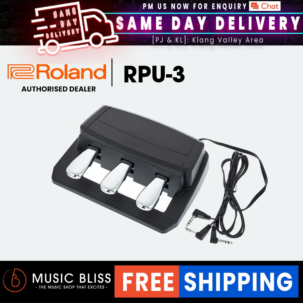 Roland RPU-3 Triple Pedal Unit with Half-damper Function