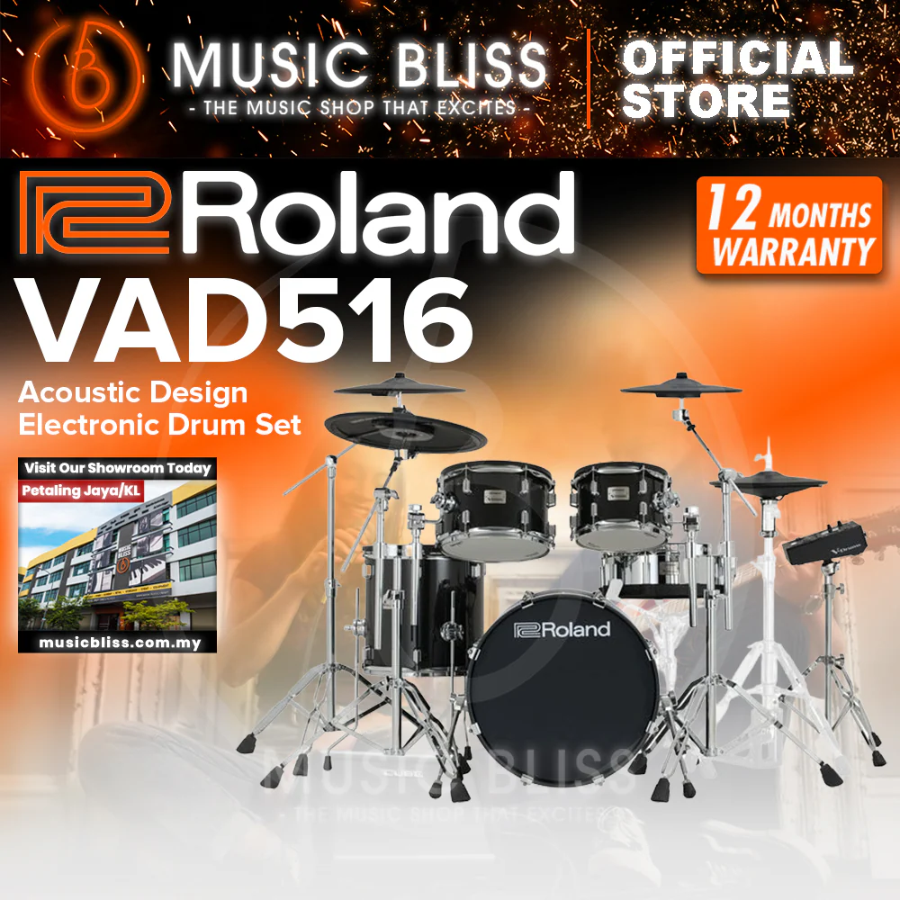 Roland V-Drums Acoustic Design VAD516 Electronic Drum Set - Image 3
