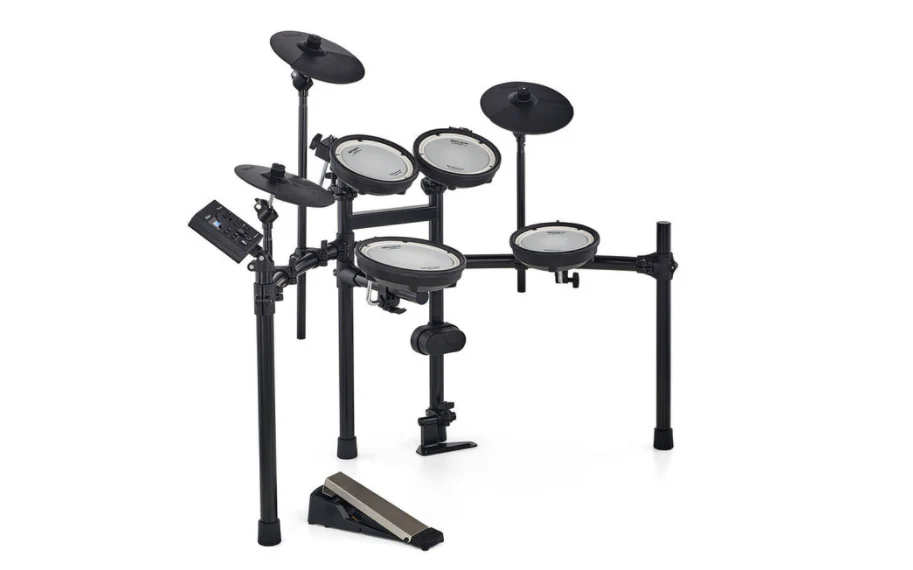 Roland V-Drums TD-07DMK Electronic Drum Set with RH-5 Headphone, Kick Pedal, Throne and Drumsticks - Image 12