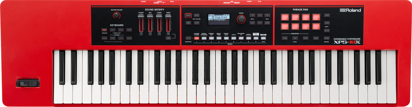 Roland XPS-10X 61-Key Expandable Synthesizer - Red - Image 2