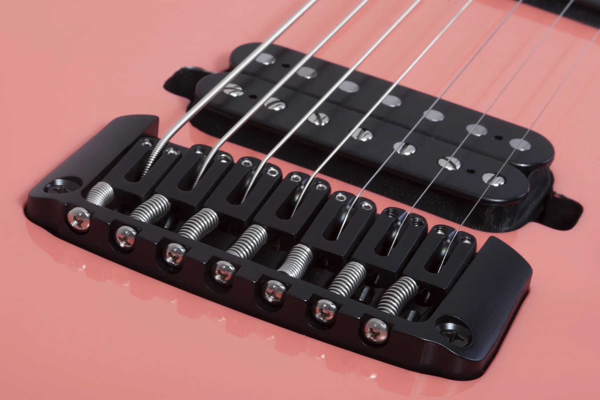 Schecter Aaron Marshall AM-7 (USA) Electric Guitar - Sugar Coral - Image 3
