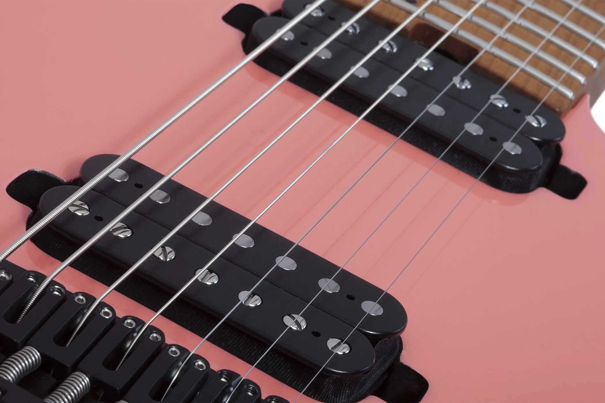 Schecter Aaron Marshall AM-7 (USA) Electric Guitar - Sugar Coral - Image 4
