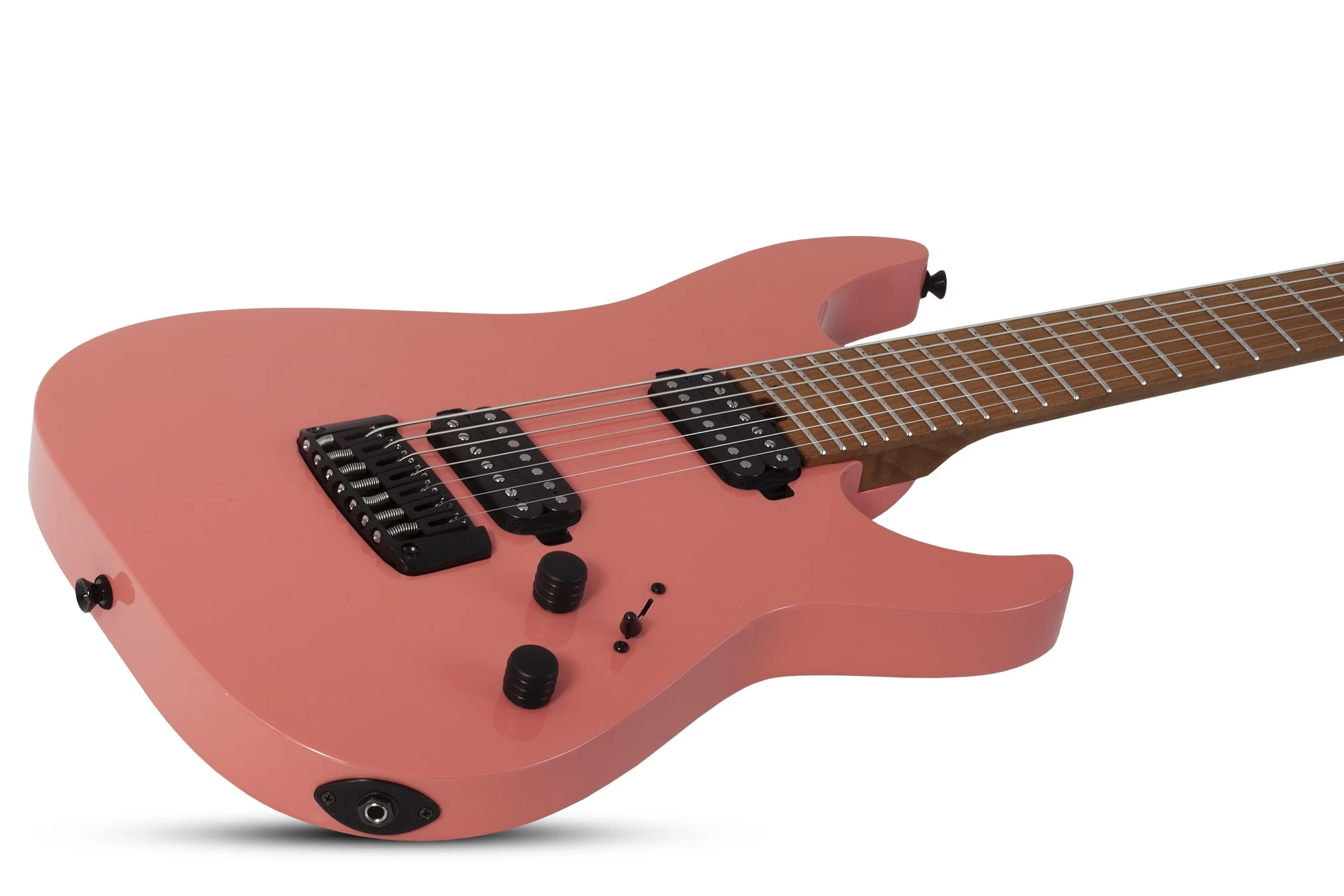 Schecter Aaron Marshall AM-7 (USA) Electric Guitar - Sugar Coral - Image 6