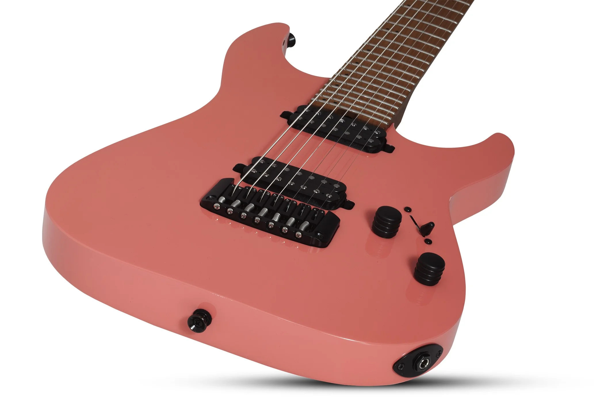 Schecter Aaron Marshall AM-7 (USA) Electric Guitar - Sugar Coral - Image 7