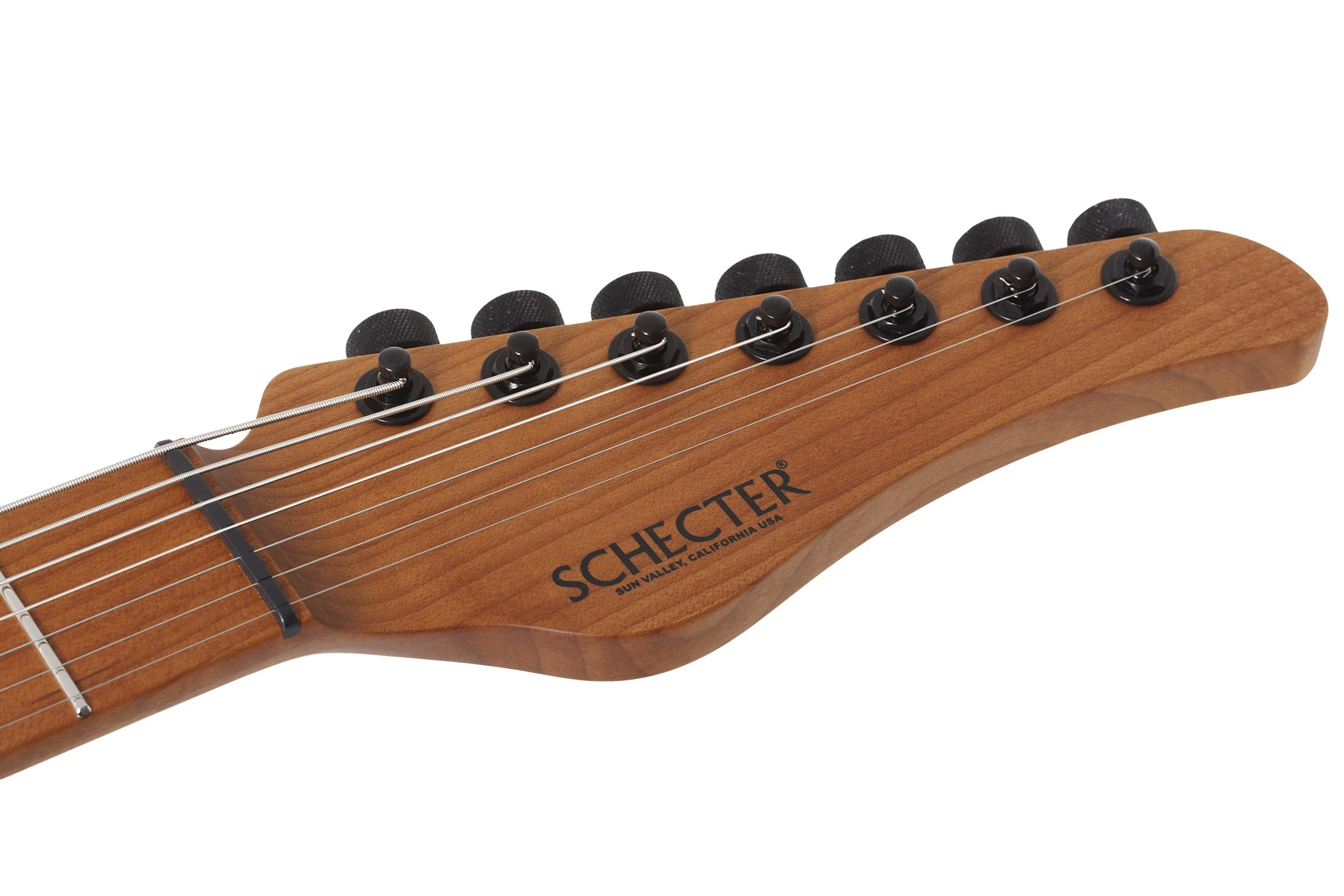 Schecter Aaron Marshall AM-7 (USA) Electric Guitar - Sugar Coral - Image 8