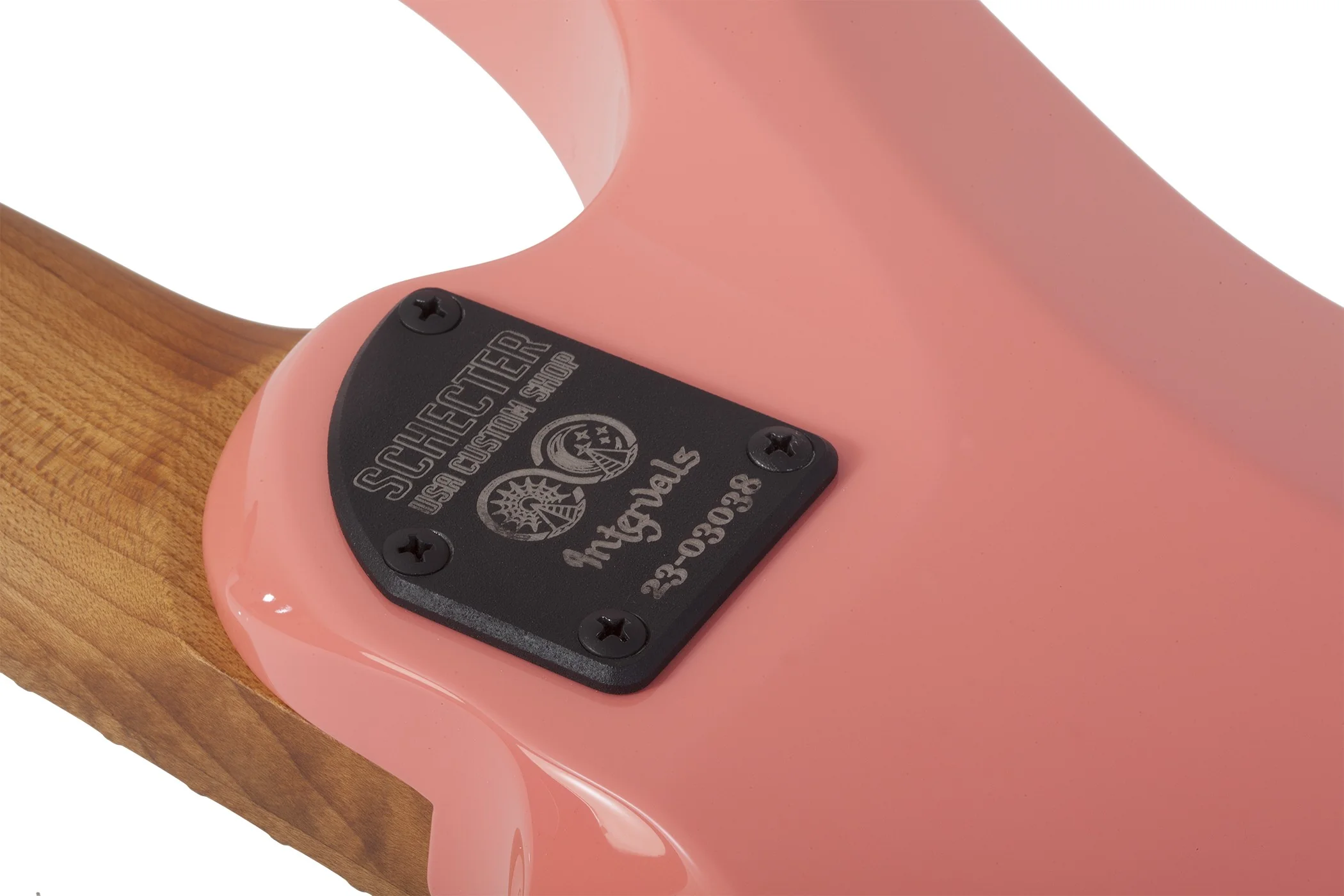 Schecter Aaron Marshall AM-7 (USA) Electric Guitar - Sugar Coral - Image 9