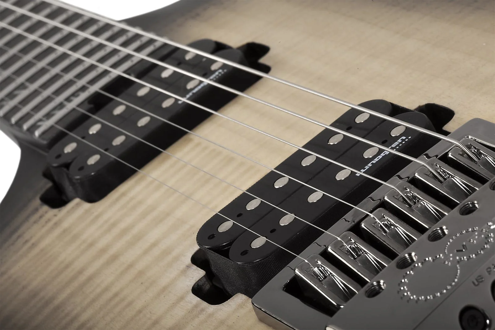 Schecter Banshee Mach-6 Evertune Left-Handed Electric Guitar - Fallout Burst - Image 3