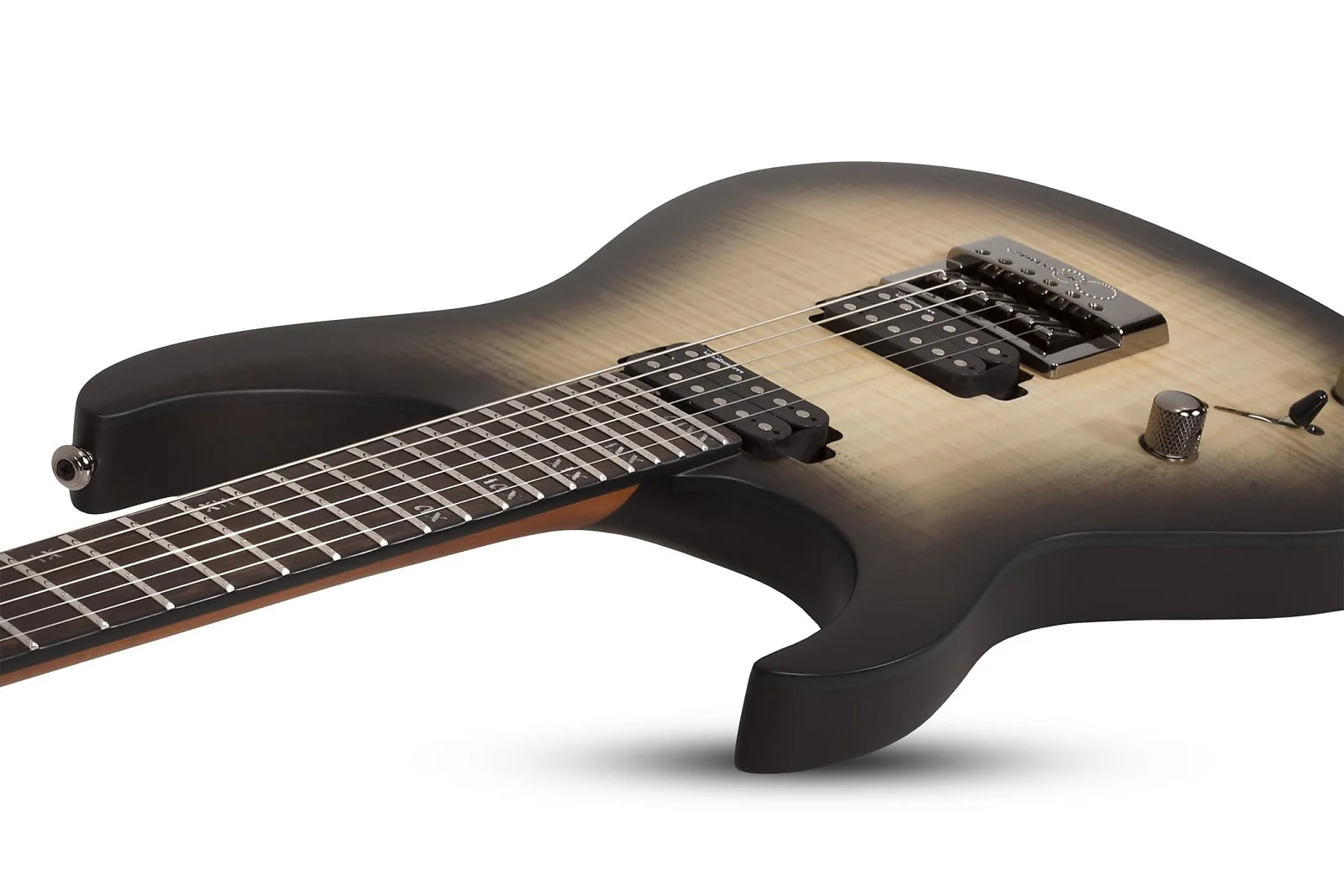 Schecter Banshee Mach-6 Evertune Left-Handed Electric Guitar - Fallout Burst - Image 4