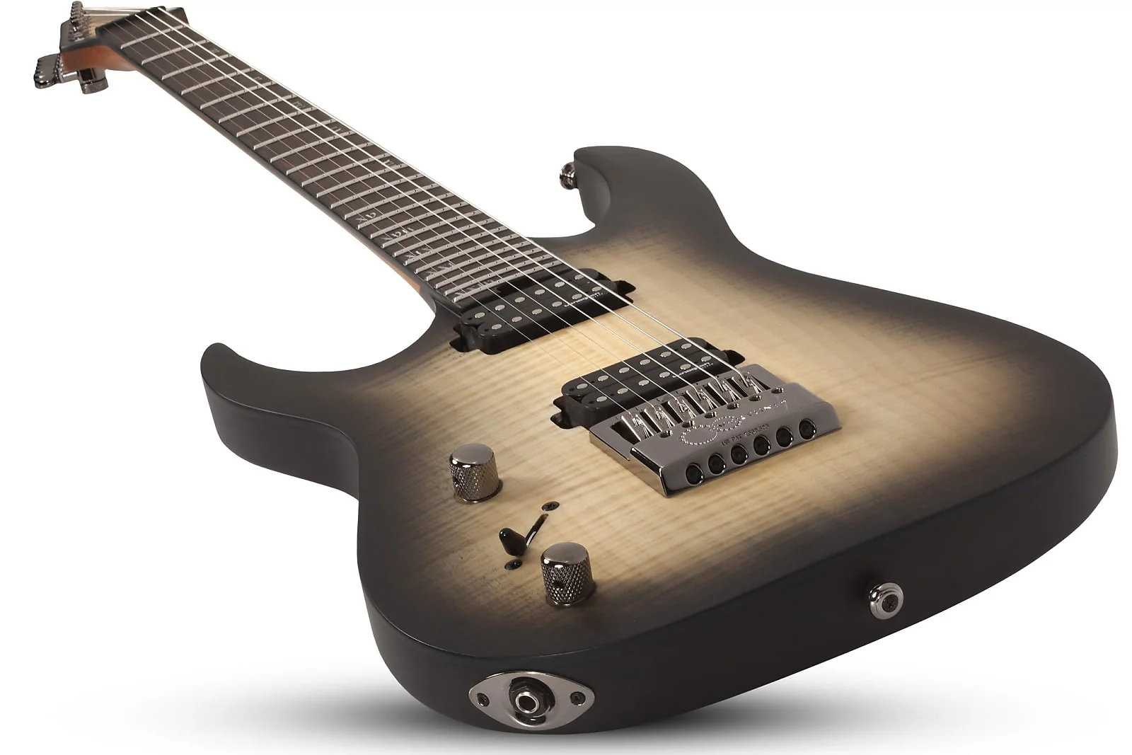 Schecter Banshee Mach-6 Evertune Left-Handed Electric Guitar - Fallout Burst - Image 9