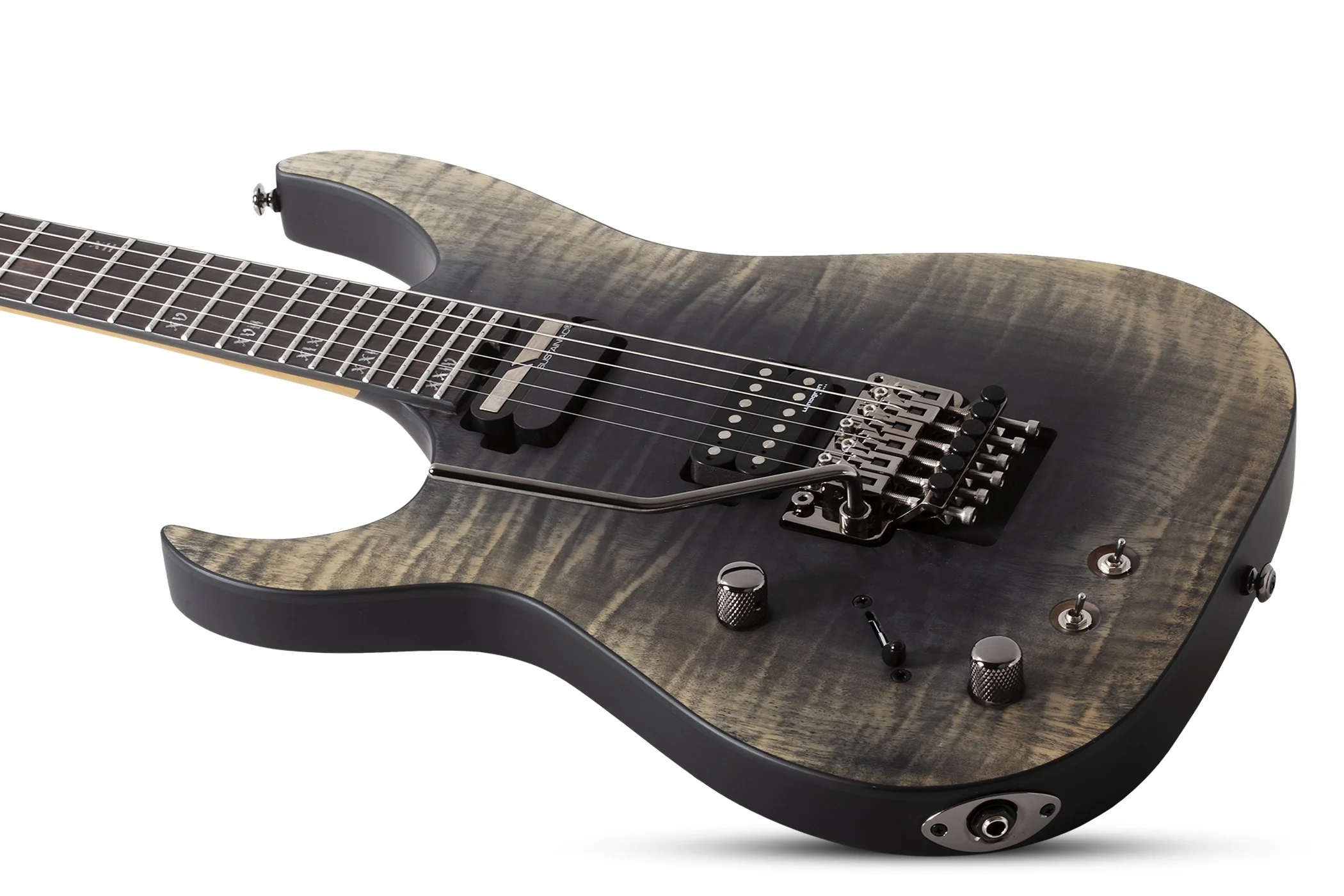 Schecter Banshee Mach-6 FR-S Left-Handed Electric Guitar - Fallout Burst - Image 3