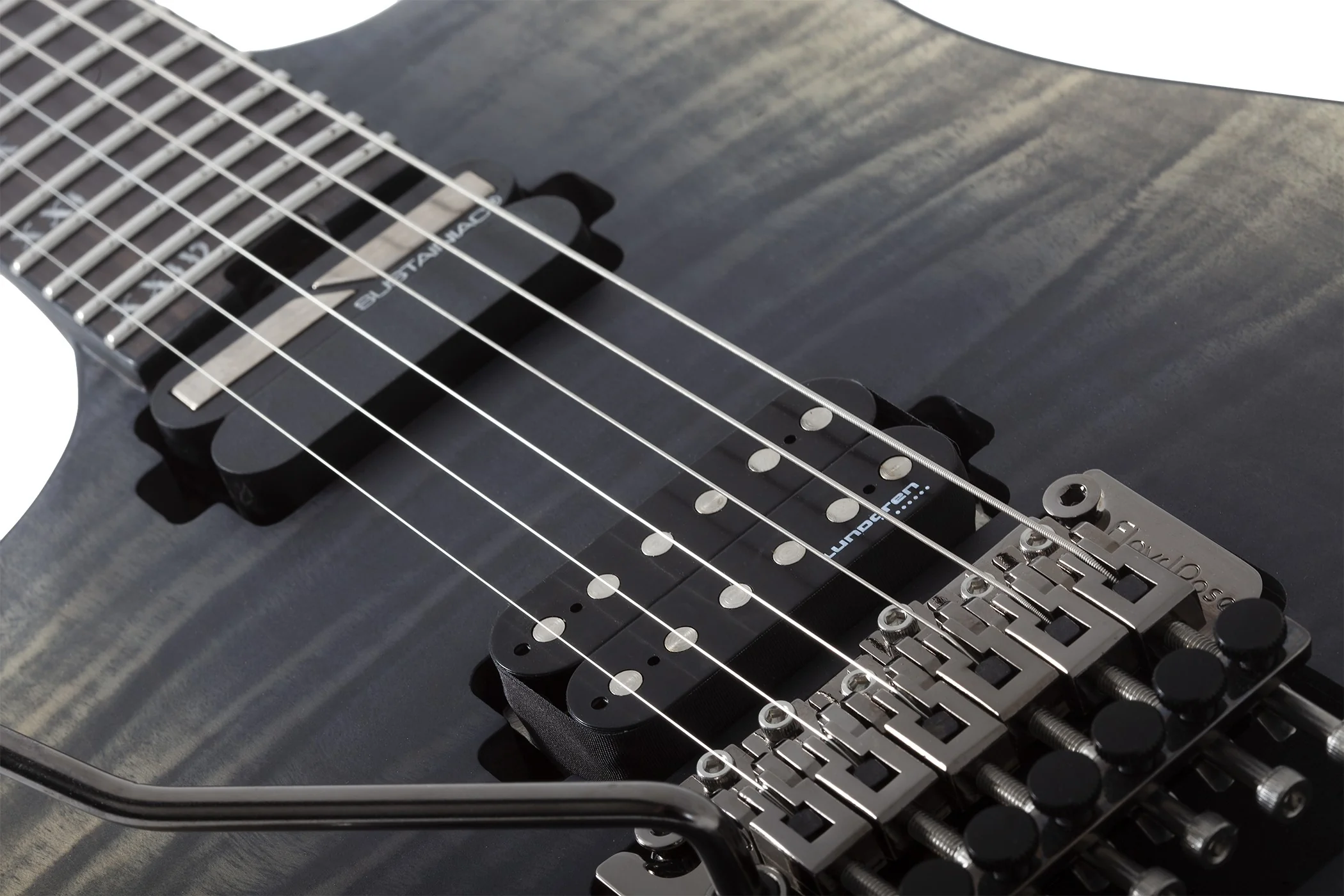 Schecter Banshee Mach-6 FR-S Left-Handed Electric Guitar - Fallout Burst - Image 4