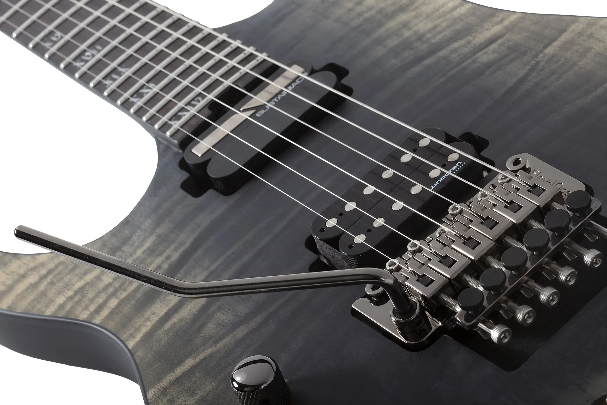 Schecter Banshee Mach-6 FR-S Left-Handed Electric Guitar - Fallout Burst - Image 7