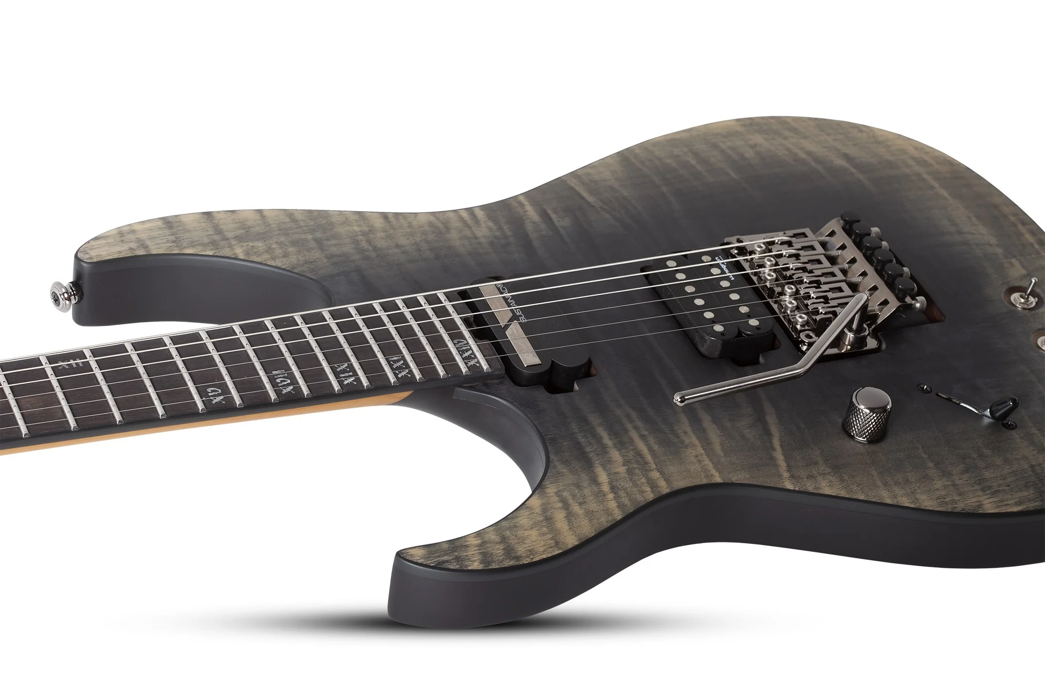 Schecter Banshee Mach-6 FR-S Left-Handed Electric Guitar - Fallout Burst - Image 8