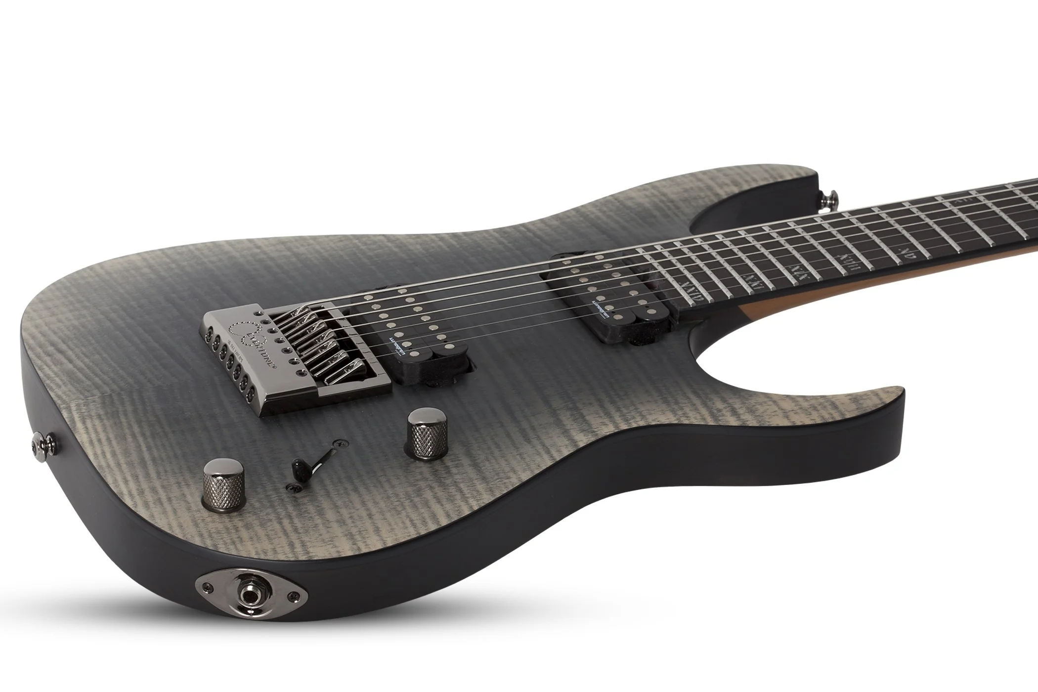Schecter Banshee Mach-7 Evertune Electric Guitar - Fallout Burst - Image 4