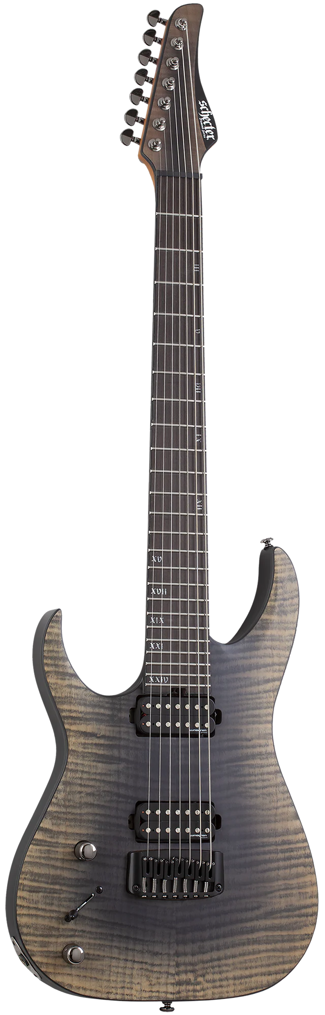 Schecter Banshee Mach-7 Left-Handed Electric Guitar - Fallout Burst - Image 2
