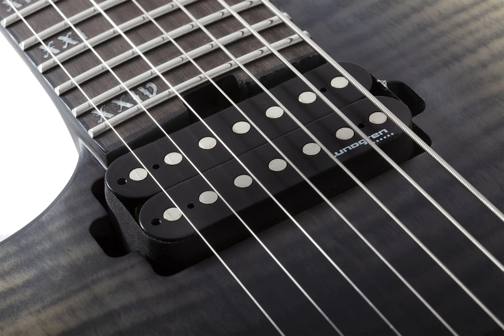 Schecter Banshee Mach-7 Left-Handed Electric Guitar - Fallout Burst - Image 3