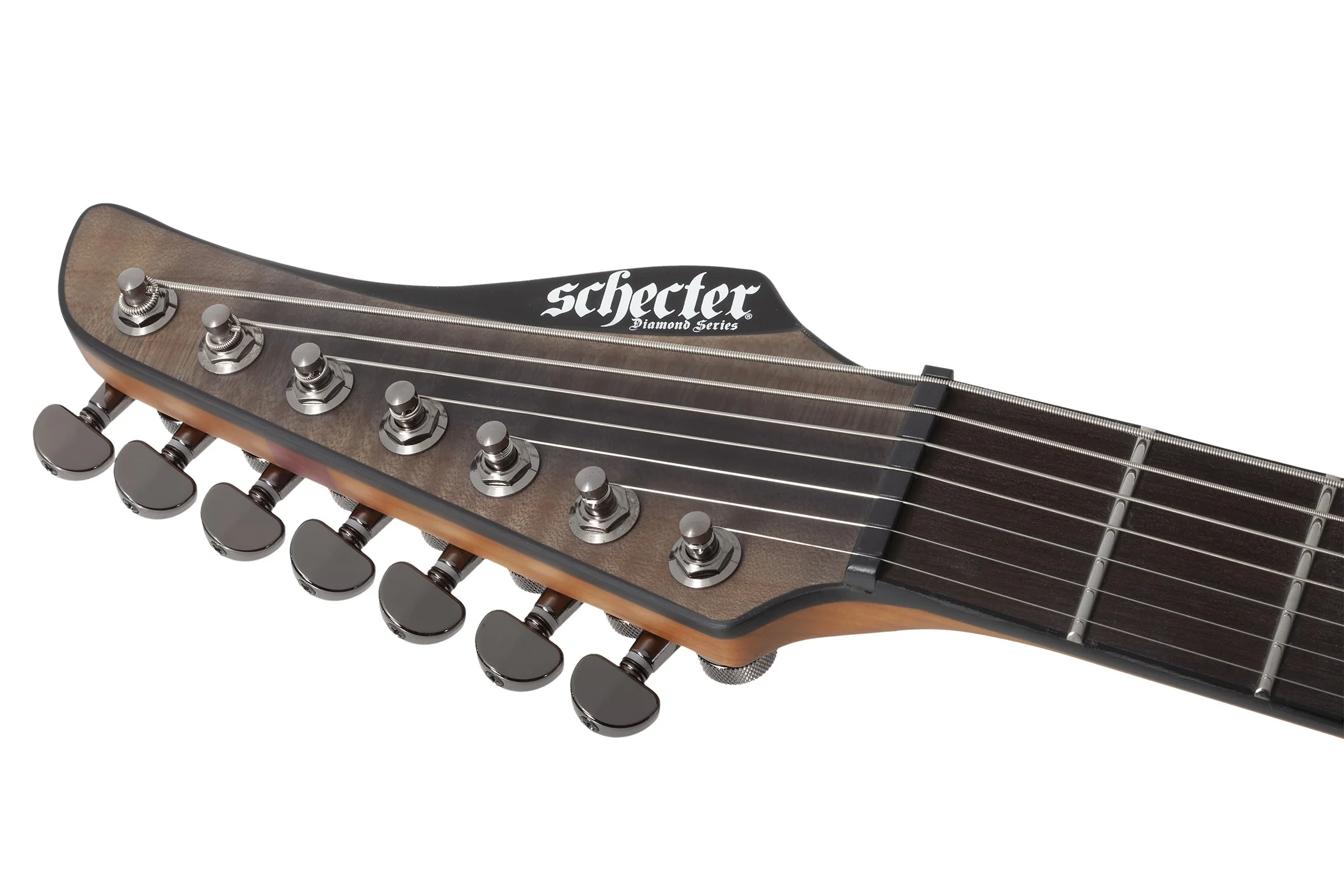Schecter Banshee Mach-7 Left-Handed Electric Guitar - Fallout Burst - Image 8