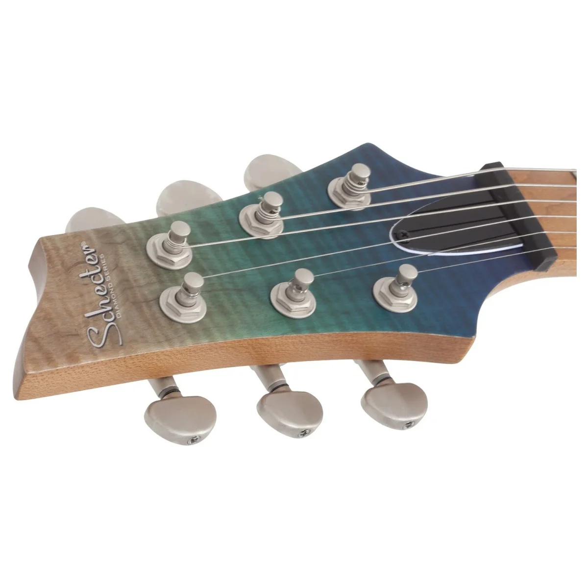 Schecter C-1 Standard Plus Left-Handed Electric Guitar - Blue Fade - Image 4