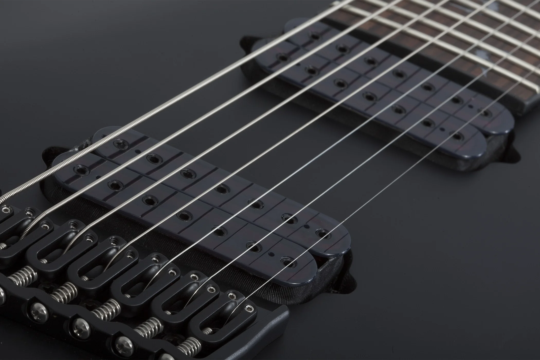 Schecter Damien-7 MS Electric Guitar - Satin Black - Image 5