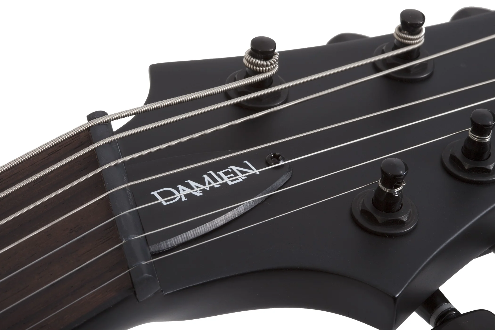 Schecter Damien-7 MS Electric Guitar - Satin Black - Image 6