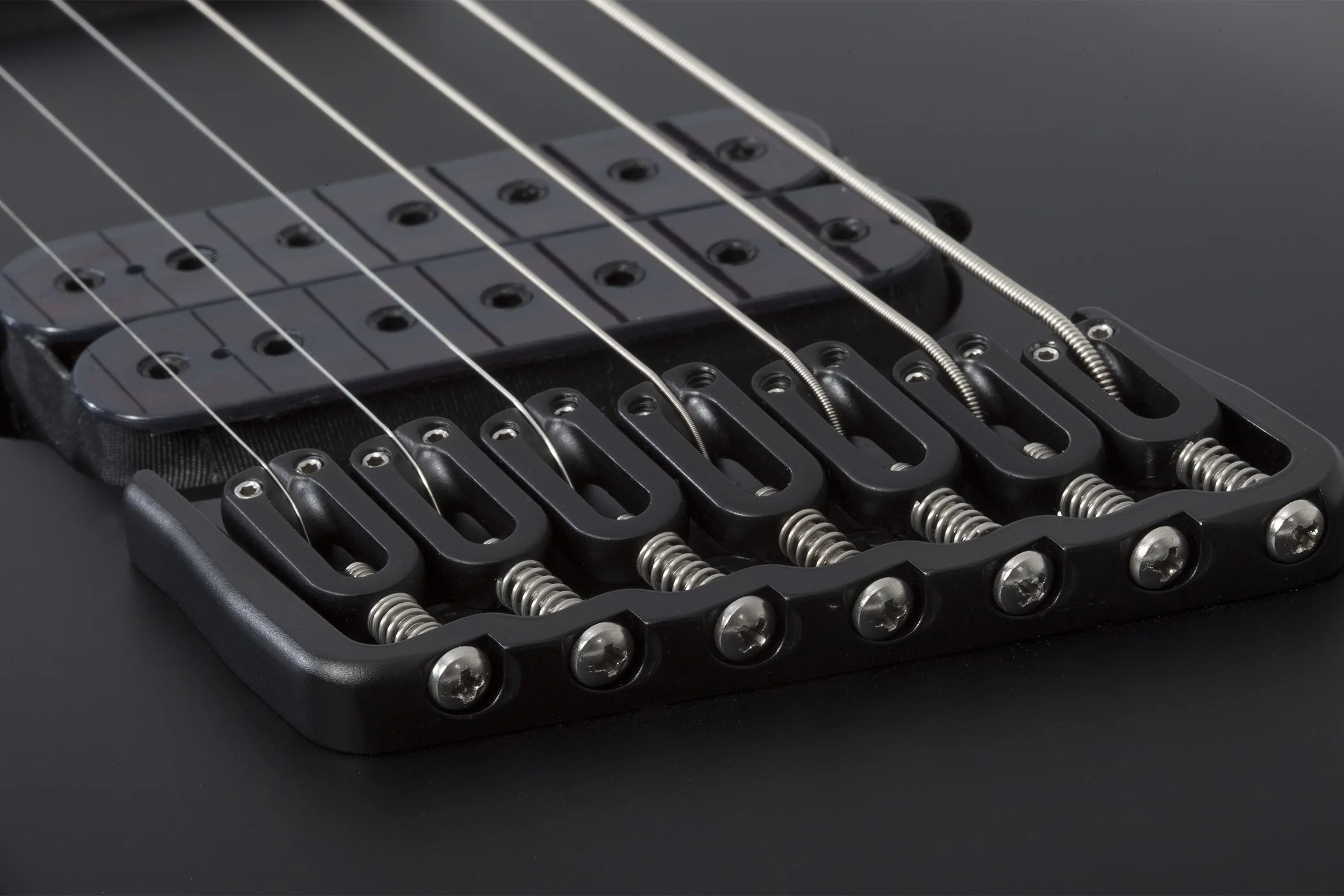 Schecter Damien-7 MS Left-Handed Electric Guitar - Satin Black - Image 7