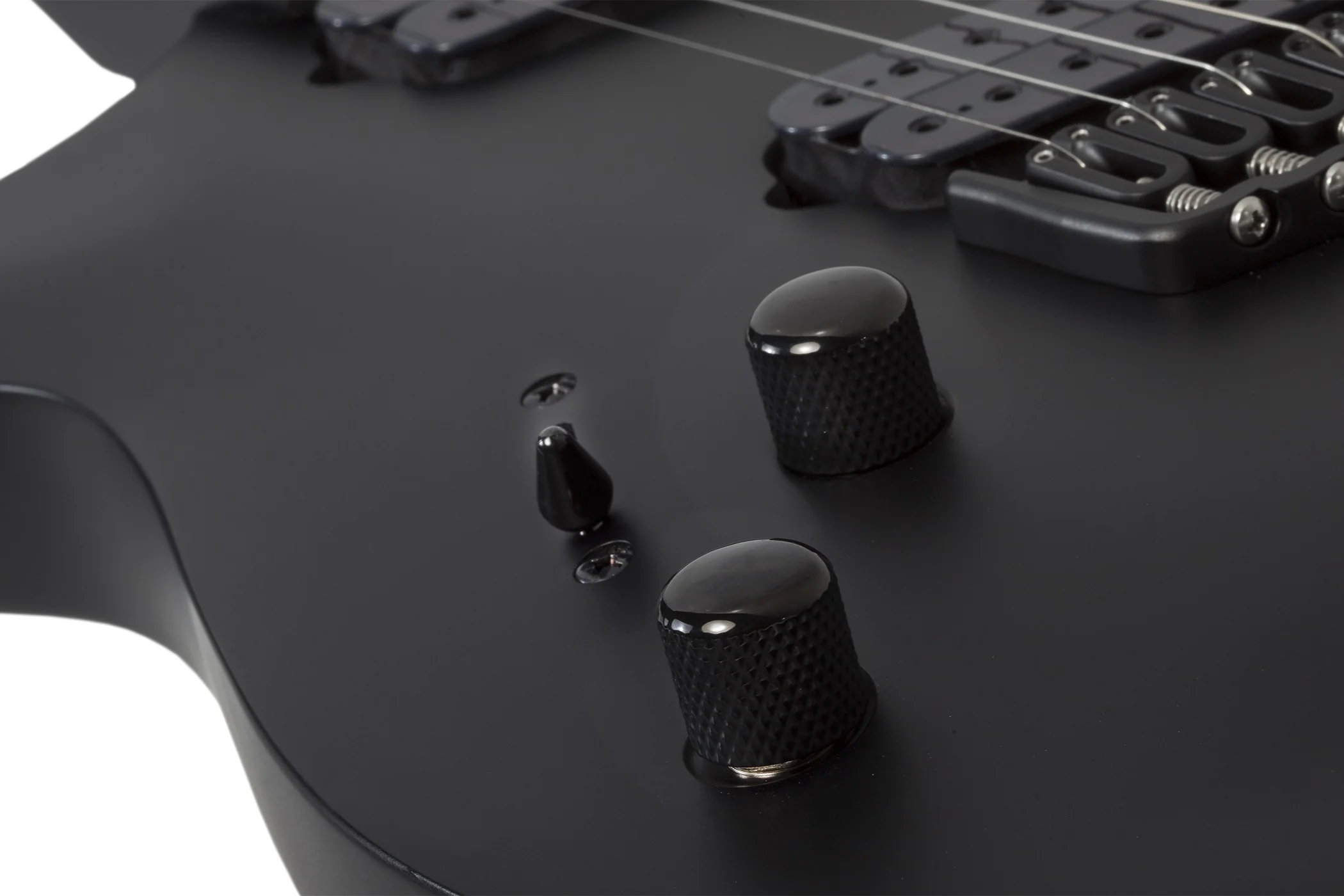 Schecter Damien-7 MS Left-Handed Electric Guitar - Satin Black - Image 8