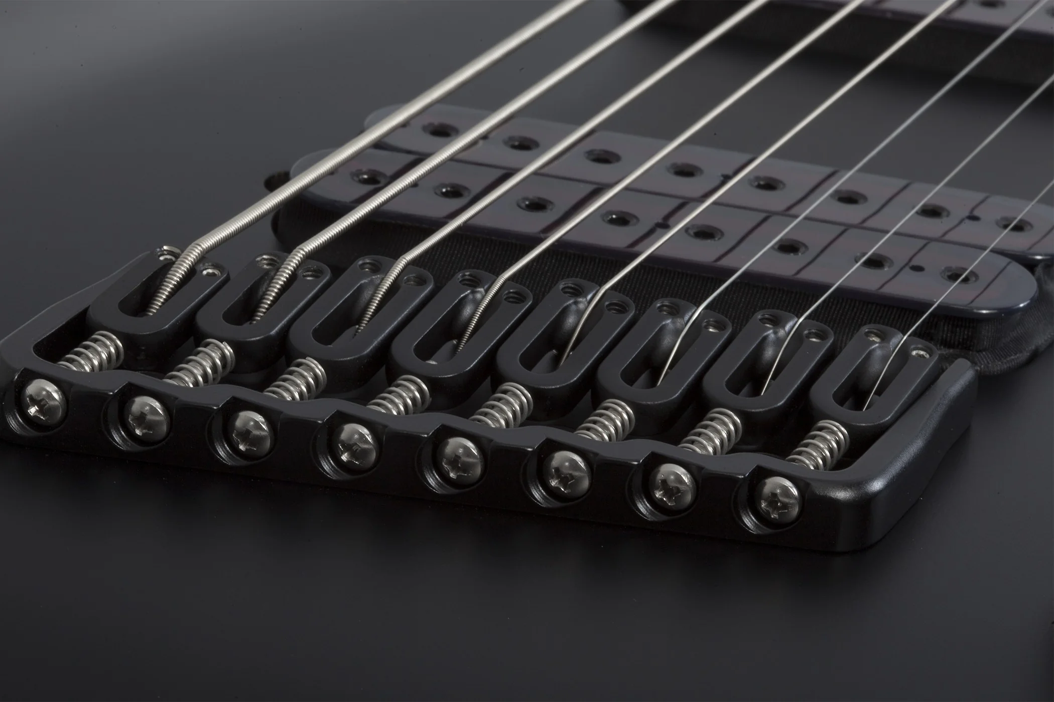 Schecter Damien-8 MS Electric Guitar - Satin Black - Image 5