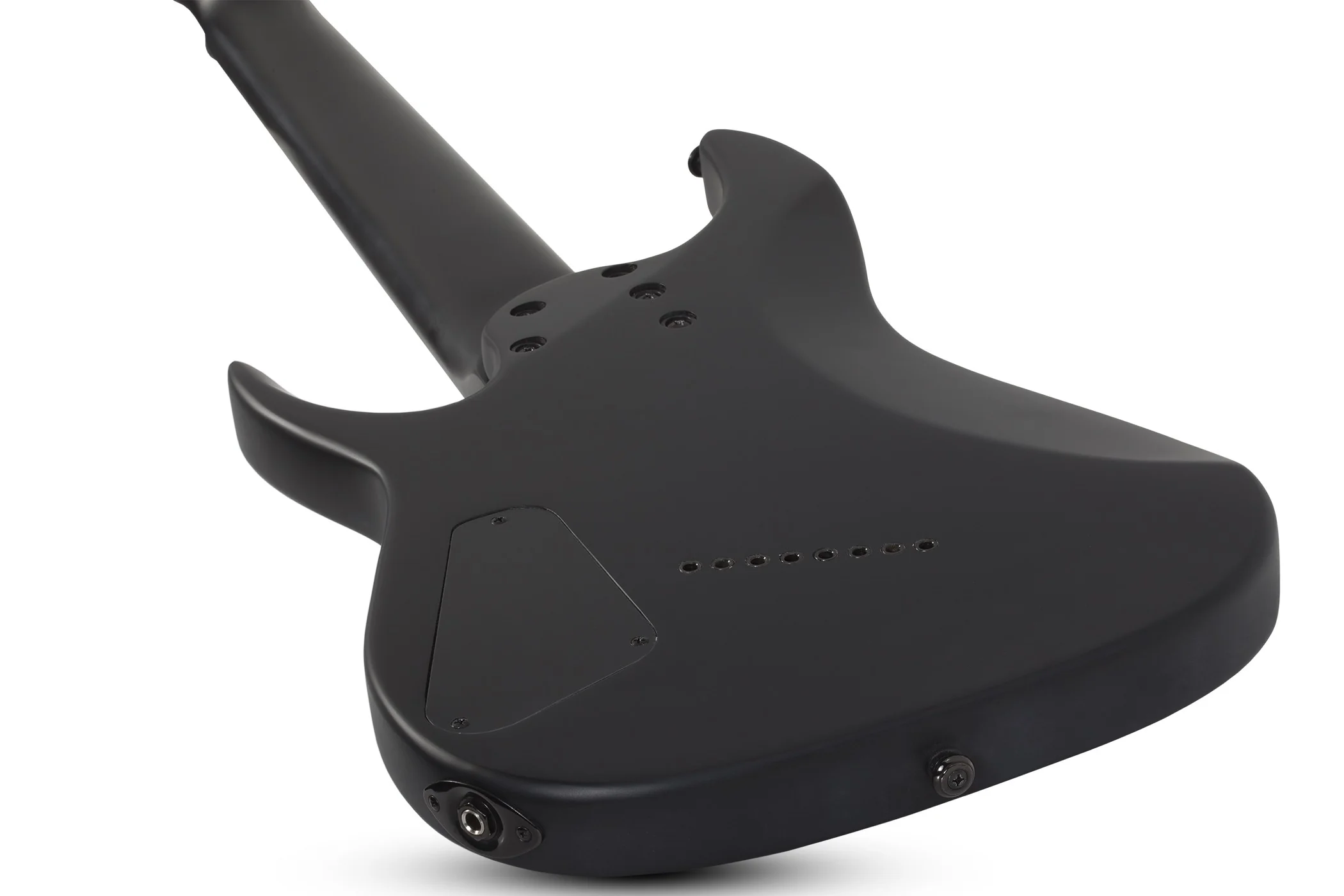 Schecter Damien-8 MS Electric Guitar - Satin Black - Image 7