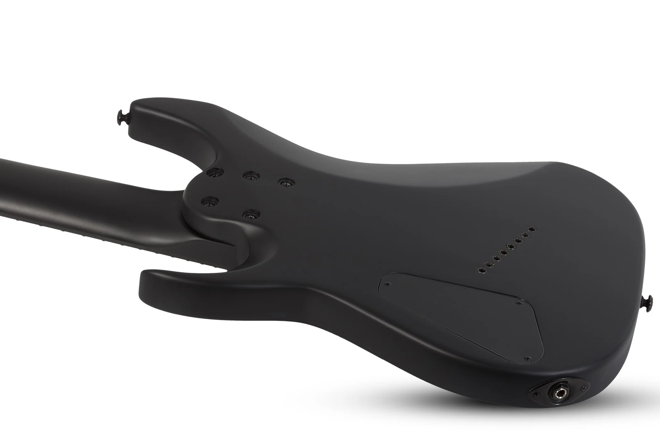 Schecter Damien-8 MS Electric Guitar - Satin Black - Image 9